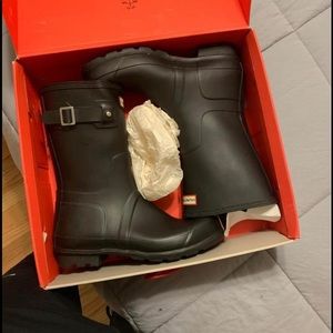 Unisex/ Men Black Hunter Boots